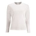 Футболка с длинным рукавом SPORTY LSL WOMEN, белая