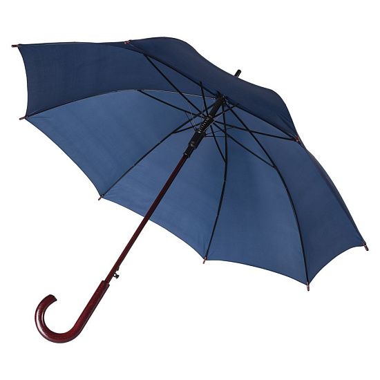 Зонт-трость Standard, темно-синий - подробное фото