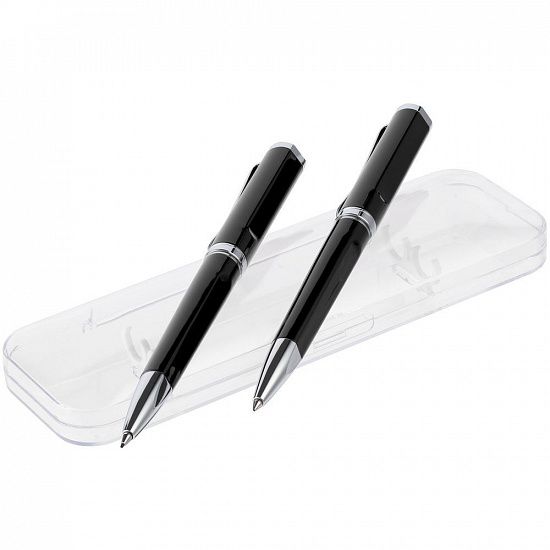 Набор Phase: ручка и карандаш, черный - подробное фото